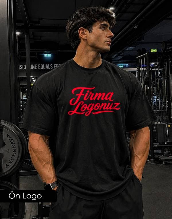 Firmalara Özel Baskılı Oversize Tshirt – %100 Pamuk