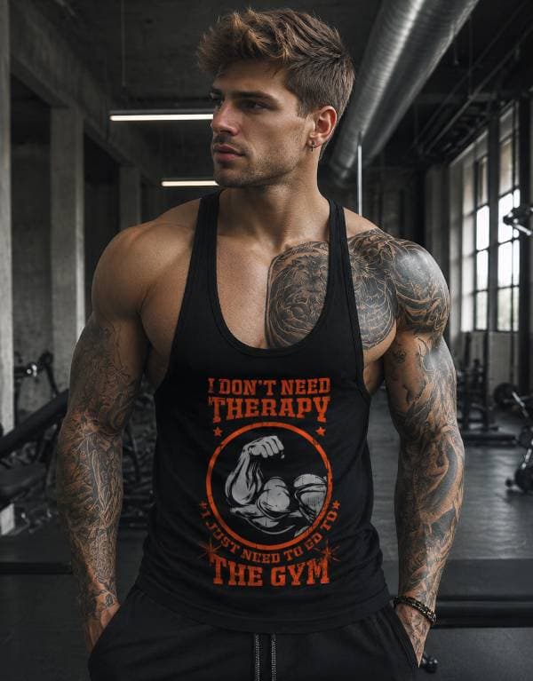 Theraphy Fitness Gym Tank Top Sporcu Atleti