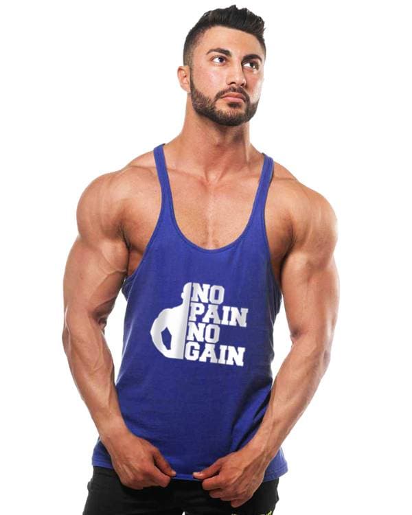 Npng Fitness Gym Tank Top Sporcu Atleti-Mavi