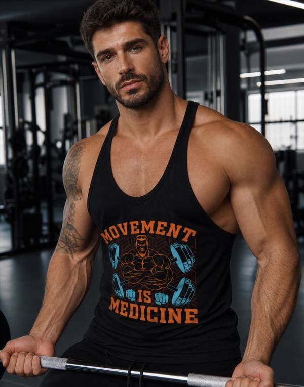 Movement Fitness Gym Tank Top Sporcu Atleti
